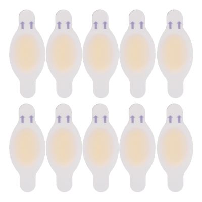 10pcs Gel Blister Pads, Half Size Gel Blister Cushions for Heels, Anti Friction Blister Prevention Pads with Soft Durable Gel Material, Blister Stickers for High Heel Shoes, Compac