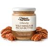 Crunchy Wild Pecan Butter Single Ingredient Raw Stone Ground Slowly Made Over 12 Hours Small Batch Missouri Harvest Handcrafted in Seattle USA For Toast, Baking, Oatmeal & Texture-Rich Smoothies High Protein No Added Sugar No Pa view 1