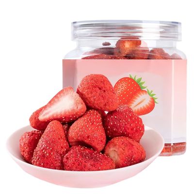 3.17oz90gFreeze Dried Strawberries,Frozen Fruit,Strawberries,No Sugar Added, No Additives,Perfect for Oatmeal, Cereal, Smoothies, Yogurt & Baking Toppings & Snacks