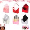 TOESCARE Valentine Envelope Boxes, 6PCS Valentines Day Envelopes Gift Box, Flower Wrapping Paper, Florist Bouquet Envelope Boxes Folding Package Gift for Wedding Birthday Festival Party Decoration(G) view 1