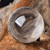 HSDXBA Smelting White Quartz Sphere Ball Healing Crystal Stone Decorative Ball with Stand Photography Lensball, Reiki Meditation Orb and Home Decor,130mm view 3