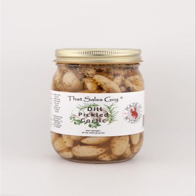 Dill Pickled Garlic 16oz Jar by That Salsa Guy