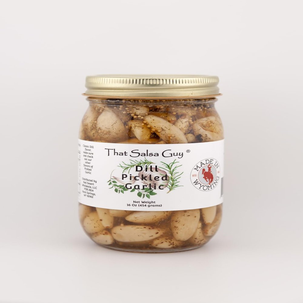 Dill Pickled Garlic 16oz Jar by That Salsa Guy