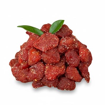 Dried Spicy Chili Strawberries - Sweet & Tangy Thai Fruit Snack - Soft & Chewy Large Berries with Salt and Chili Seasoning - Gourmet Exotic Snacks 200g