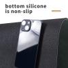 BANEBOR Super Absorbent & Non-Slip Bath Mat Kit | Waterproof Drip Rail, Shower Floor Protector & Door Seal Strip | Cut-to-Fit for Tub & Shower (Navy, 47''x12'') view 2