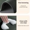 BANEBOR Super Absorbent & Non-Slip Bath Mat Kit | Waterproof Drip Rail, Shower Floor Protector & Door Seal Strip | Cut-to-Fit for Tub & Shower (Navy, 47''x12'') view 4