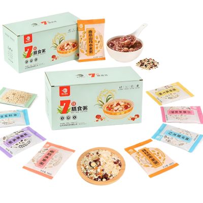 7 Flavors Multigrain Porridge, 7 Packs/Box 700g, Nutritious Breakfast, Easy To Cook In 30 Mins (Stove/Rice Cooker)
