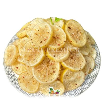 Chili Lime Infused Dried Lemon Slices - Spicy & Zesty Premium Dried Fruit Snack, Tangy Citrus with a Hint of Salt, Non-GMO 250g