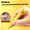 Baby Nose Clips with Light Rechargeable Baby Nose Clips ideal for Cleaning Ears Navel Dirt and Mucus ideal for (4 Pieces) view 4