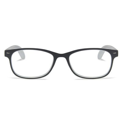 2SeeLife Blue Light Reading Glasses for Men & Women Small-Medium Fit, Sturdy Frame, Spring Hinges, Premium Readers, Gray, +2.25