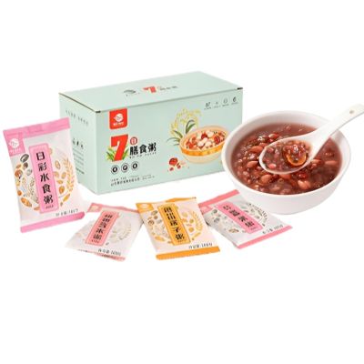 7 Packs Multigrain Porridge (700g), 7 Flavors Nutritious Breakfast, Easy Cooking With Stove/Rice Cooker, Quick Ready In 30 Mins