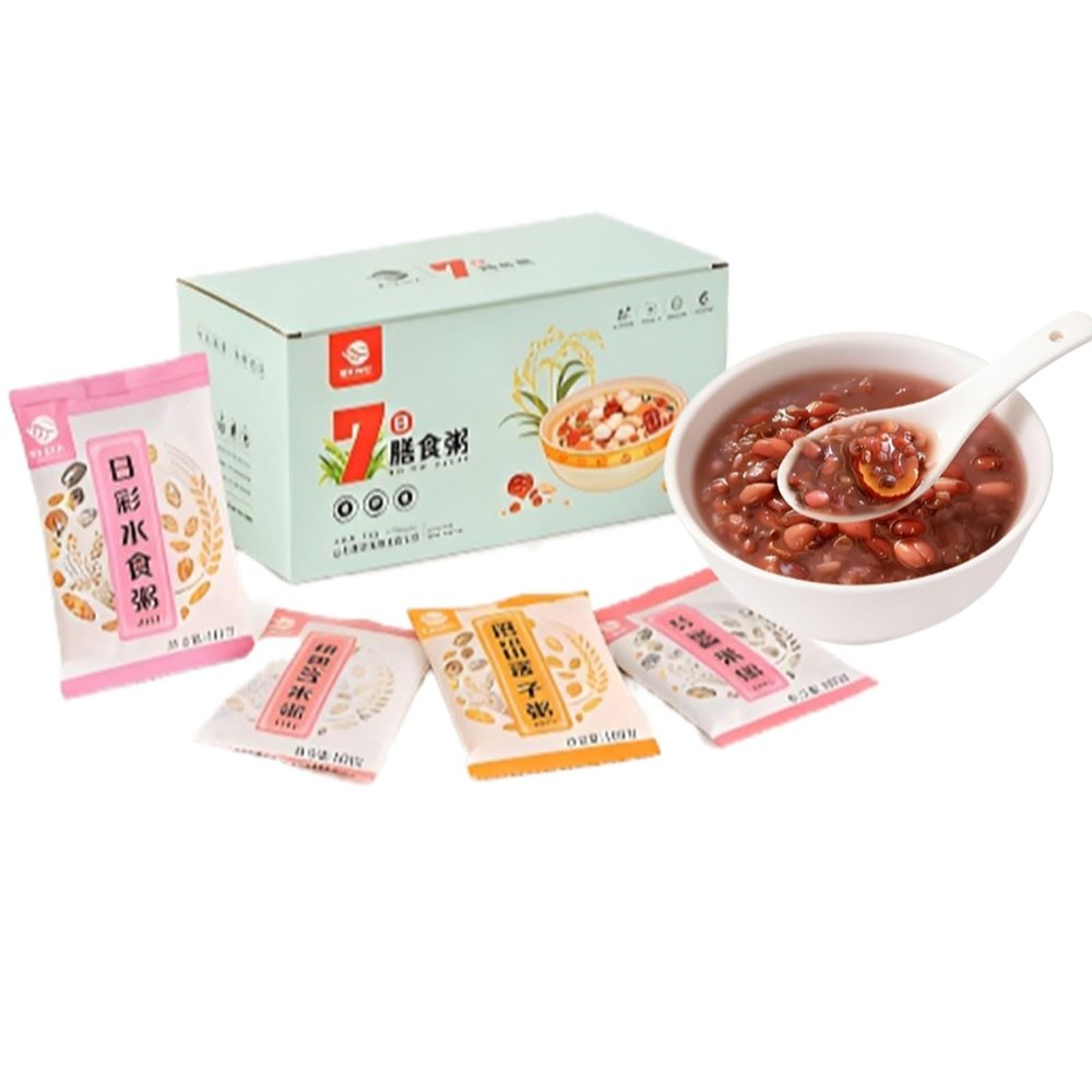 7 Packs Multigrain Porridge (700g), 7 Flavors Nutritious Breakfast, Easy Cooking With Stove/Rice Cooker, Quick Ready In 30 Mins