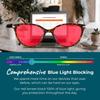 Sleep ZM Blue Light Blocking Glasses for Women - 100% Red, Tortoise view 3