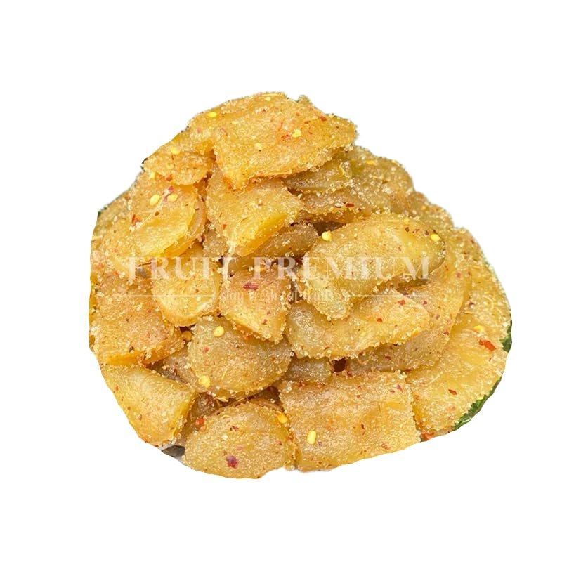 Spicy Glazed Tamarind Bites - Pitted Sweet, Sour & Salty Tropical Snack, Chili Seasoned Tamarind Fruit, Soft & Chewy Meaty Texture 300g