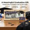 Becomate Graduation Money Holder, Wooden Cash Gift Display with Interchangeable Year Signs 2026 & 2027, Congrats Grad Keepsake for High School & College Graduation, Gift for Him or Her (Blue) view 4
