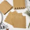 100 Pcs Cocktail Napkins, 2-Ply Scalloped Paper Napkins 5 x 5 Inches, Disposable Beverage Dessert Napkins for Wedding, Birthday, Dinner, Party, Baby Shower Anniversary view 4