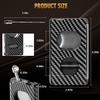 AHGDDA Carbon Fiber Cigar Cutter Stainless Steel Punch Compact Cutting Accessory view 3