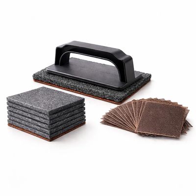 31 Pcs Griddle Cleaning Kit with Screen Holder, Grill Screens & Griddle Cleaning Pads, Heavy Duty Grill Scrubber & Scouring Pad for Flat Top & Stainless Steel Griddle