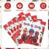 100Pcs Horse Racing Paper Napkins Run for the Roses Race Theme Party Supplies Horse Theme Party Supplies for Racing Birthday Derby Decorations view 3