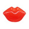 My Mind's Eye Lips Shaped Valentine Paper Plates Disposable Tableware for Valentines Day, Galentines, Romantic Dinner, Date Night and Birthday 8 Count, 9 Inch view 1