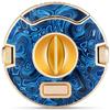 AHGDDA Cigar Cutter Artistic Design Vibrant Decorative Motif Circular Frame Sharp Blade Manual Handheld Shear(I) view 1