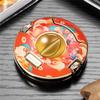 AHGDDA Cigar Cutter Artistic Design Vibrant Decorative Motif Circular Frame Sharp Blade Manual Handheld Shear(I) view 3