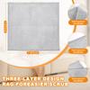 12 Pcs New Upgrade 3-Layer Metal Dish Cloth, No Scratches Wire Cleaning Cloth , Reusable Multipurpose Wire Dishwashing Rag for Kitchen Cleaning Cloths,Sinks,Dishes,Stove Top, Dimensions,7.87 x 7.87 view 2
