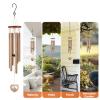 Vmohuyktx Meditative Sympathy Present Aluminum Air Toll 32 Inch Offering Easy Individualization and Comforting Musical Sounds for Outdoor Deck Aluminum Air Toll view 2
