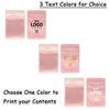 100PCS Custom Logo Packaging Bag with Clear Windows,Resealable Mylar Bag Sample Pouch for Small Business,One Color Logo Printing (Pink, 12 * 21CM/4.7"*8.3"-100PCS-One Color One Side Print) view 2