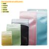 100PCS Custom Logo Packaging Bag with Clear Windows,Resealable Mylar Bag Sample Pouch for Small Business,One Color Logo Printing (Pink, 12 * 21CM/4.7"*8.3"-100PCS-One Color One Side Print) view 3