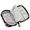 Bolaz Weekly Medicine Pill Organizer Travel Pill Case Box Holder Container Small for Vitamin Supplement-Pink Zebra Print Pattern view 2