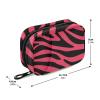 Bolaz Weekly Medicine Pill Organizer Travel Pill Case Box Holder Container Small for Vitamin Supplement-Pink Zebra Print Pattern view 3