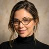 2SeeLife Oversized Cat Eye Reading Glasses for Women Medium-Large Fit, Sturdy Frame, Spring Hinges, Premium Cateye Readers, Green Olive, +1.25 view 3