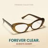 2SeeLife Oversized Cat Eye Reading Glasses for Women Medium-Large Fit, Sturdy Frame, Spring Hinges, Premium Cateye Readers, Green Olive, +1.25 view 4