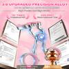 2026 Upgraded Contact Lens Applicator Tool3-Step Easy Wear3.0 Precision Alloy & Natural Silicone0 Shift, Ultra-Smooth Lens Insertion Removal Kit for Home Travel Use (Rose Pink) view 4