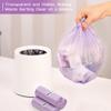 0.5 Gallon Mini Trash Bags, 300 Count Desktop Trash Bag Wastebasket Bin Liners, Small Plastic Bags for Home Office Kitchen, Purple view 3