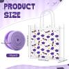 Kolldenn 48 Pcs Graduation Gift Bag Bulk 2026 Congrats Grad Clear Goodies Bags with Handle Reusable Treats Tote Bag for Students High School College Graduates End of School Year Class Party(Purple) view 2