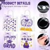 Kolldenn 48 Pcs Graduation Gift Bag Bulk 2026 Congrats Grad Clear Goodies Bags with Handle Reusable Treats Tote Bag for Students High School College Graduates End of School Year Class Party(Purple) view 3