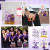 Kolldenn 48 Pcs Graduation Gift Bag Bulk 2026 Congrats Grad Clear Goodies Bags with Handle Reusable Treats Tote Bag for Students High School College Graduates End of School Year Class Party(Purple) view 4