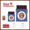 TBABMDPDM Minnesota State Flag Print Christmas Santa Sack,linen Gift Bag with Drawstring,for Xmas Party Package Storage view 4