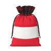 TBABMDPDM Austrian flag Print Christmas Santa Sack,linen Gift Bag with Drawstring,for Xmas Party Package Storage view 2
