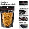 100pcs 7.1"x10.2" Mylar Bags for Food Storage,Smell Proof Bag with Window ResealableStand-up Foil Pouch Packaging Freeze Dried Candy Bag Food Storage Bags for Small Business (Black) view 3