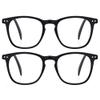 grinderPUNCH High Magnification Strong Power Readers Glasses | Available in +4.00 +4.50 +5.00 +6.00 | (2 Pack Black, 5.00) view 1