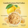 Candied Lemon Peel Diced | Ready-to-Eat | 10.58oz Bag for Baking, Cooking & Snacks | Natural Ingredients, Bright Citrus Flavor | Great for Desserts, Garnish & Holiday Recipes view 3
