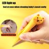 Baby Nose Clips with Light, Rechargeable Baby Nose Clips for Cleaning Ears, Navel, Dirt and Mucus for (4 Pieces) view 4