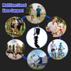 FahQuintuple Adjustable Hip Knee Ankle Foot Support Orthosis Reusable Thigh Knee Braces Leg Ankle Fixed Limb Strap Joint Supports Stabilizer Equipment,Hip and one Leg view 4