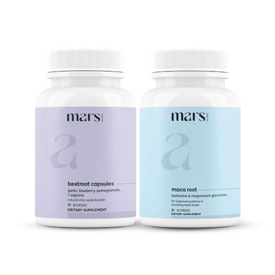 mars by GHC BeetMax Combo | Beetroot Nitric Oxide & Maca Root 120 Capsules | Circulation & Vitality, with Beetroot Extract | Pack of 1