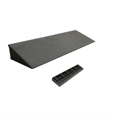 Portable Lightweight Wheelchair Ramp, 1-6 CM Height Adjustable Threshold Ramps for Doorways, Rubber Curb Ramps for Wheelchair Scooters (50 x 16 x 6CM)
