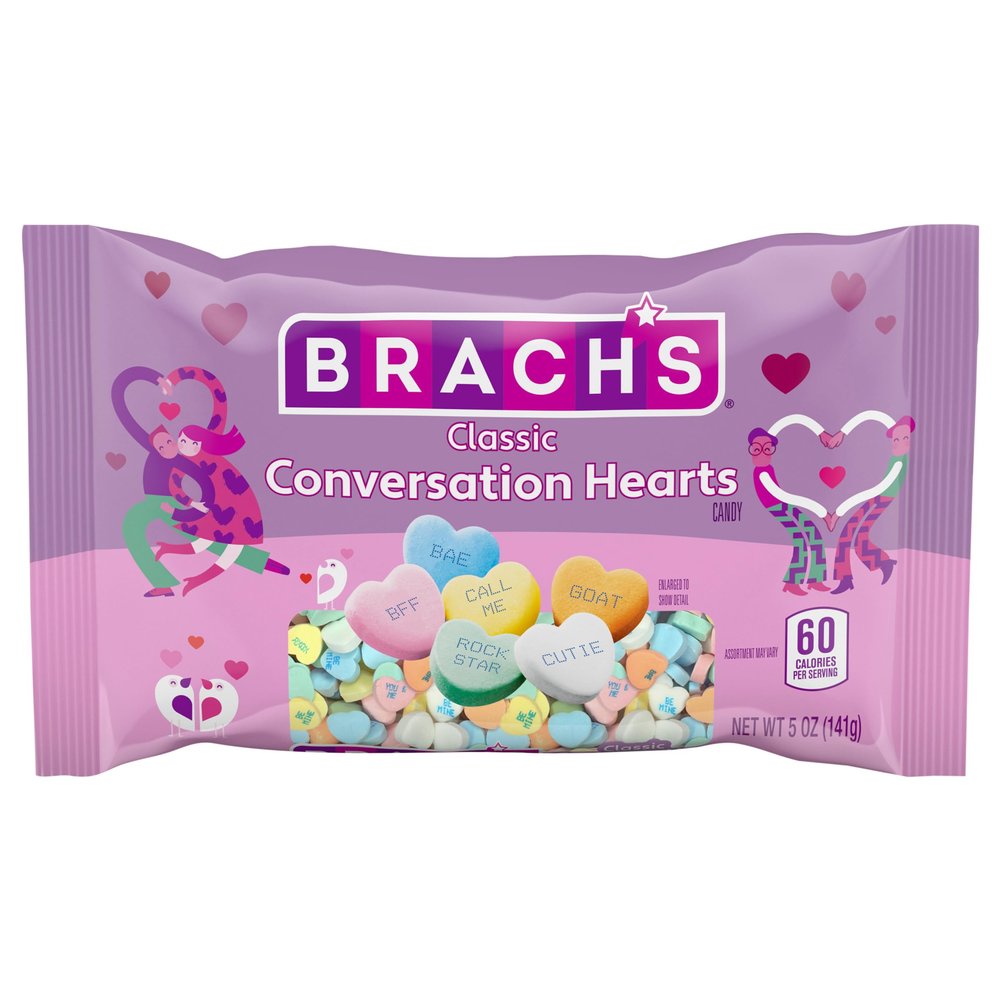 Brach's, Tiny Conversation Hearts Valentine's Candy, 5 Ounce