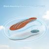 1 Pairs Steppers Insoles for Men & Women 4D Memory Foam Shoe Inserts, Breathable & Cushioned, Trim-to-Fit for Work Boots & Sneakers (Orange, US-Men-7-10) view 3